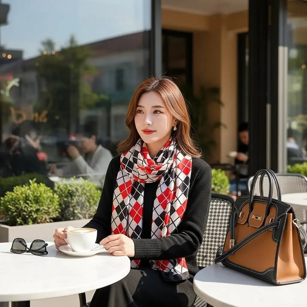 Foulard femme - ALICIA - Coeur de Foulard