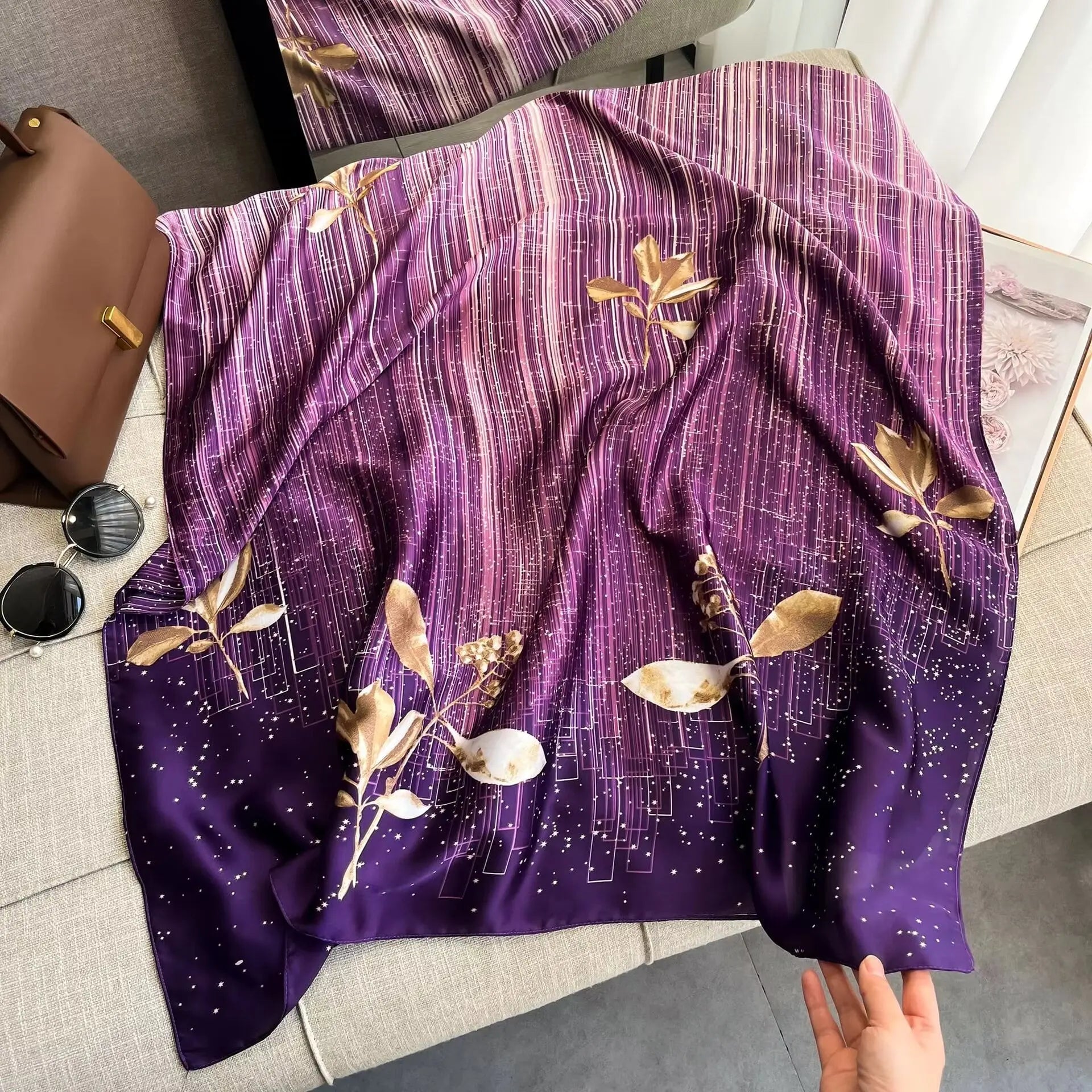 Foulard femme - SILVIA - Coeur de Foulard