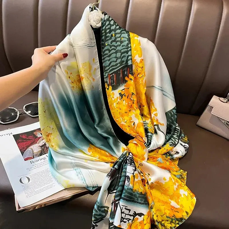 Foulard femme - VILHEMINA - Coeur de Foulard