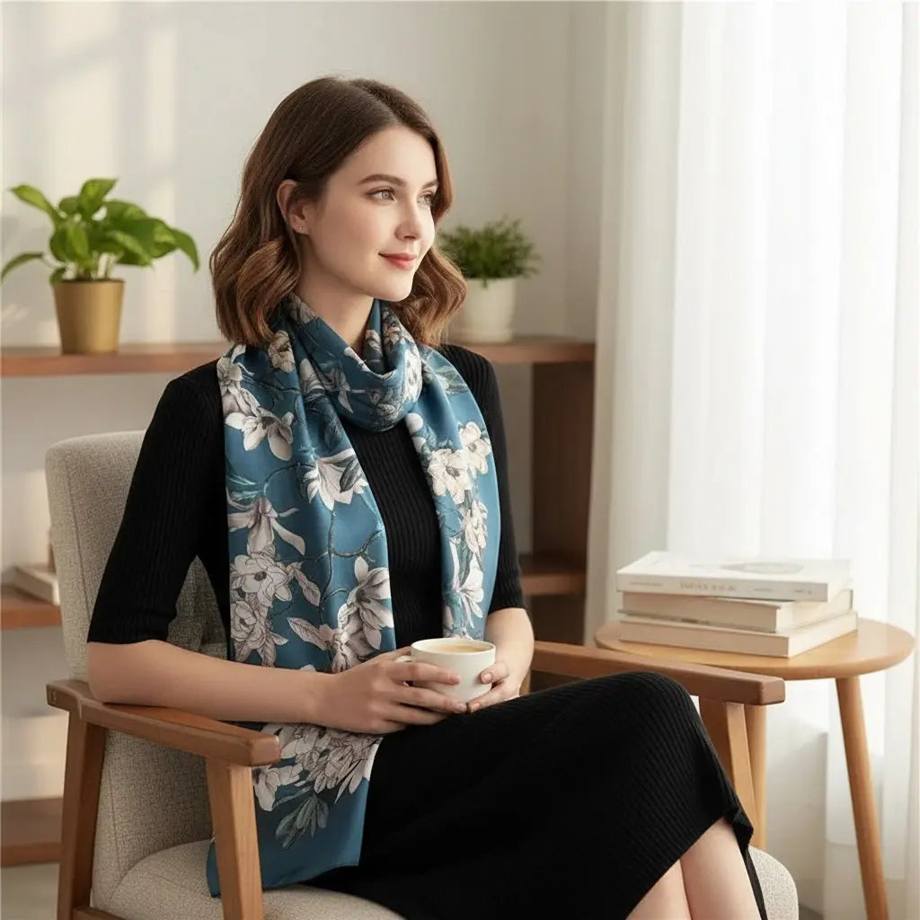 Foulard Soie - AIKO - Coeur de Foulard