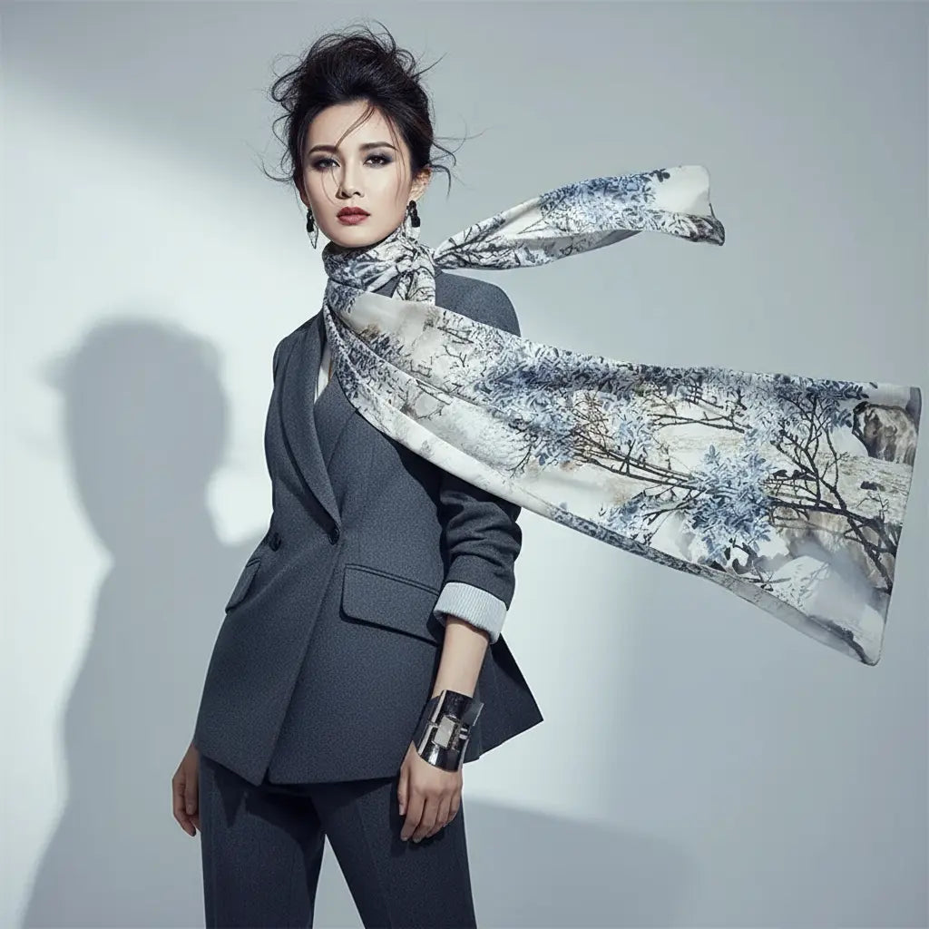 Foulard Soie - AN - Coeur de Foulard