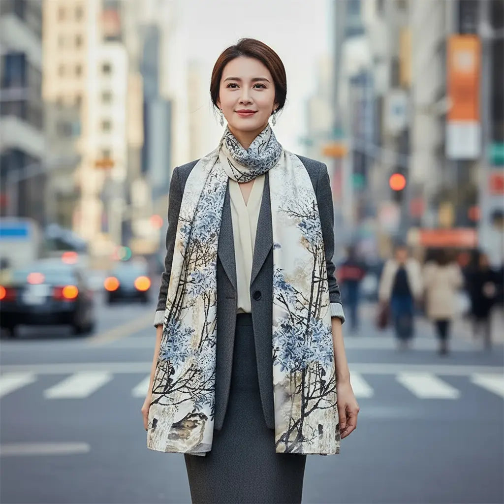 Foulard Soie - AN - Coeur de Foulard