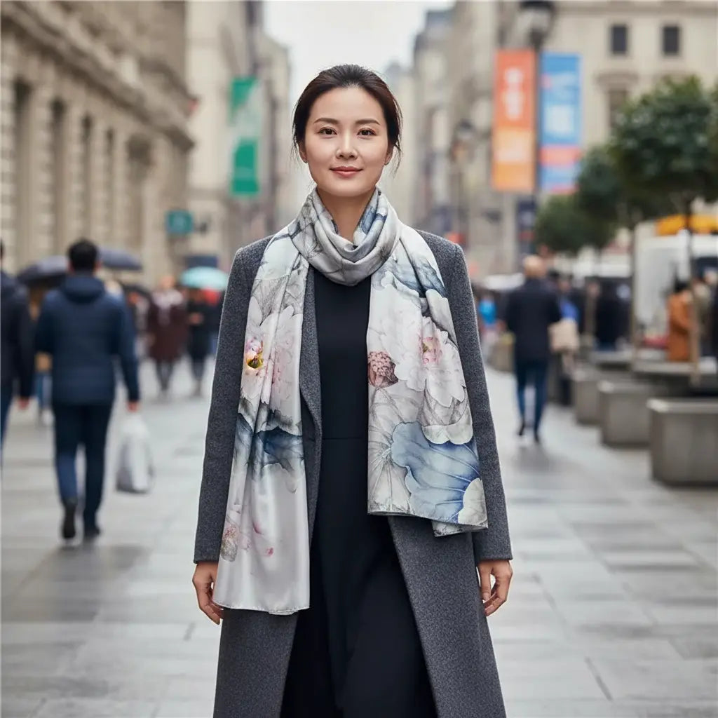 Foulard Soie - ANIKA - Coeur de Foulard