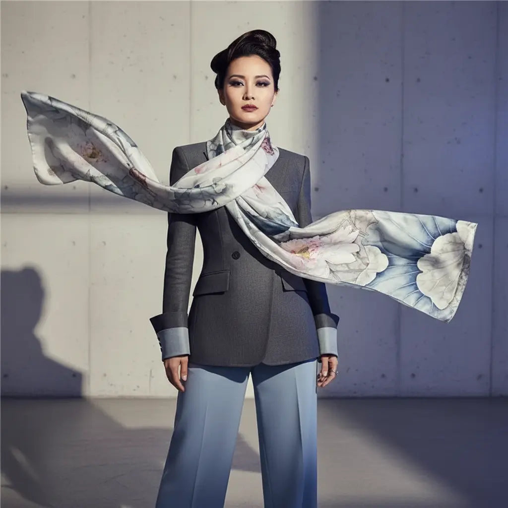 Foulard Soie - ANIKA - Coeur de Foulard