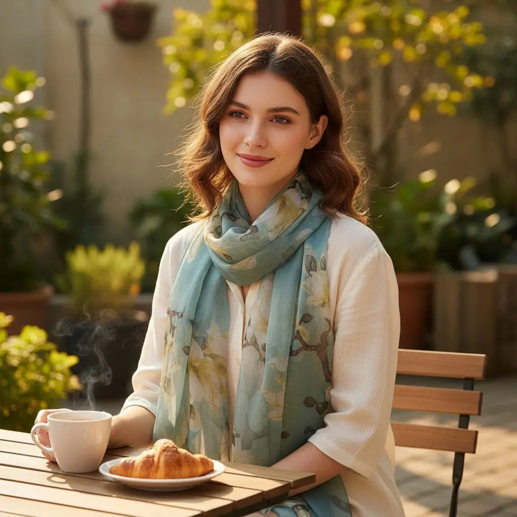 Foulard Soie - ASUKA - Coeur de Foulard