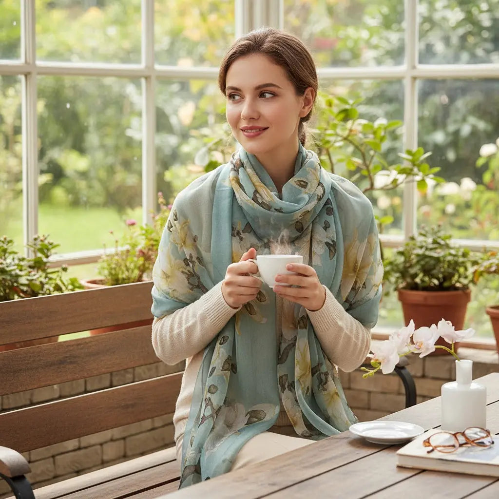 Foulard Soie - ASUKA - Coeur de Foulard