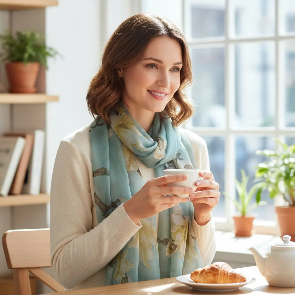 Foulard Soie - ASUKA - Coeur de Foulard