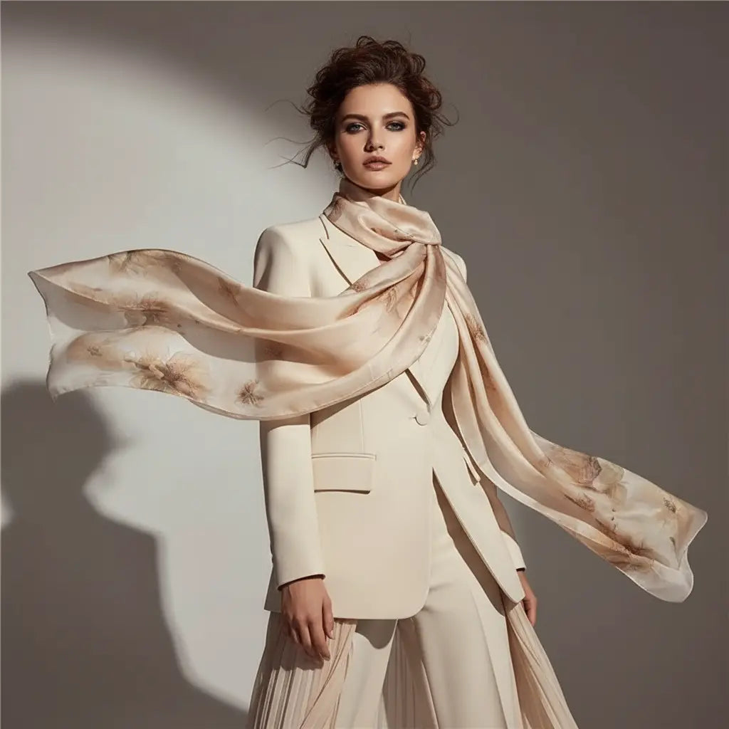 Foulard Soie - BAO - Coeur de Foulard
