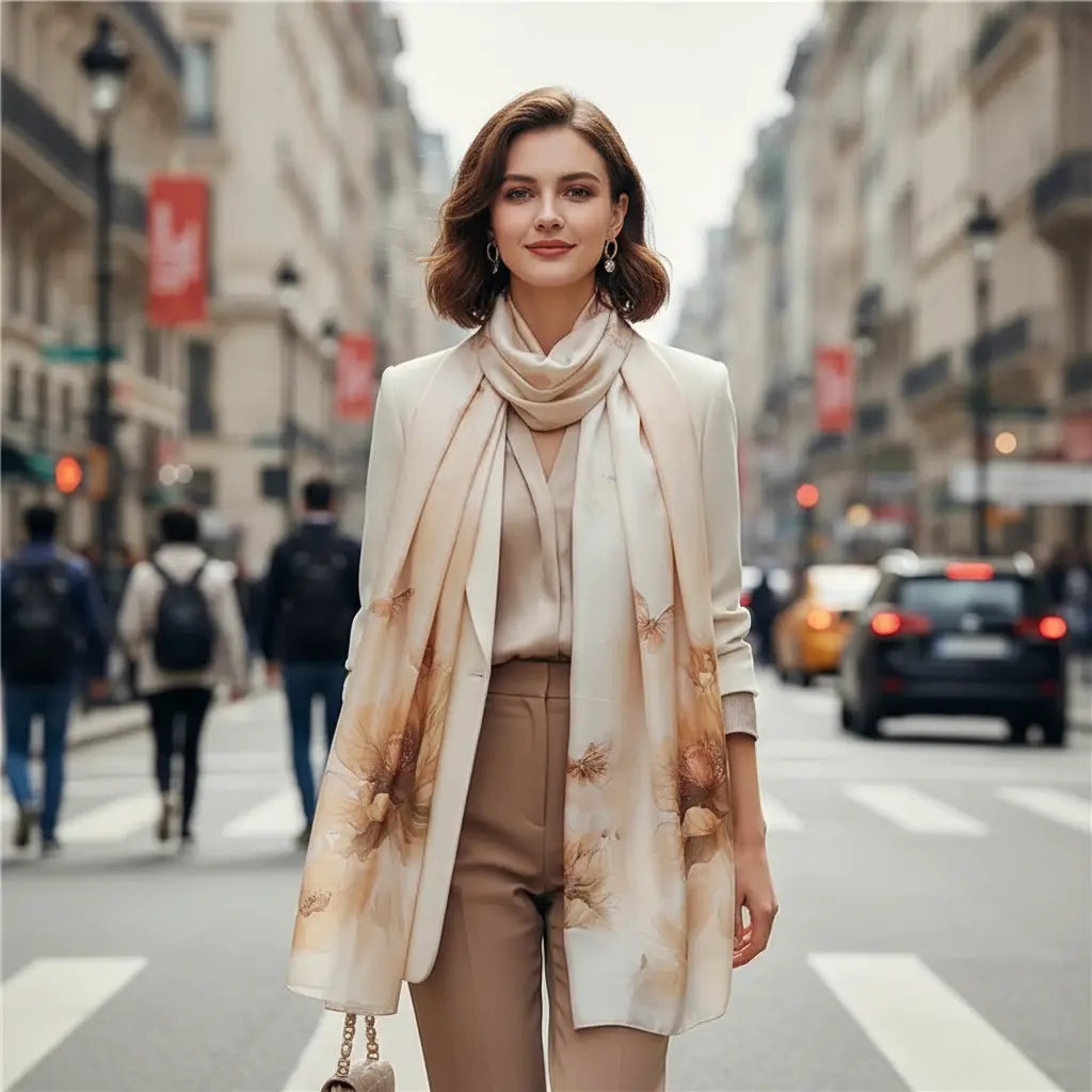Foulard Soie - BAO - Coeur de Foulard
