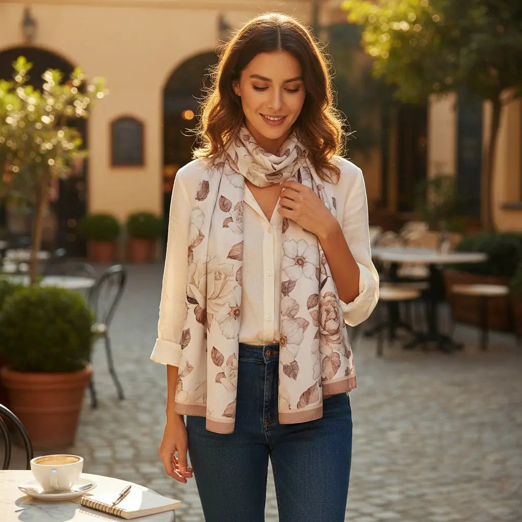 Foulard Soie - BOMI - Coeur de Foulard