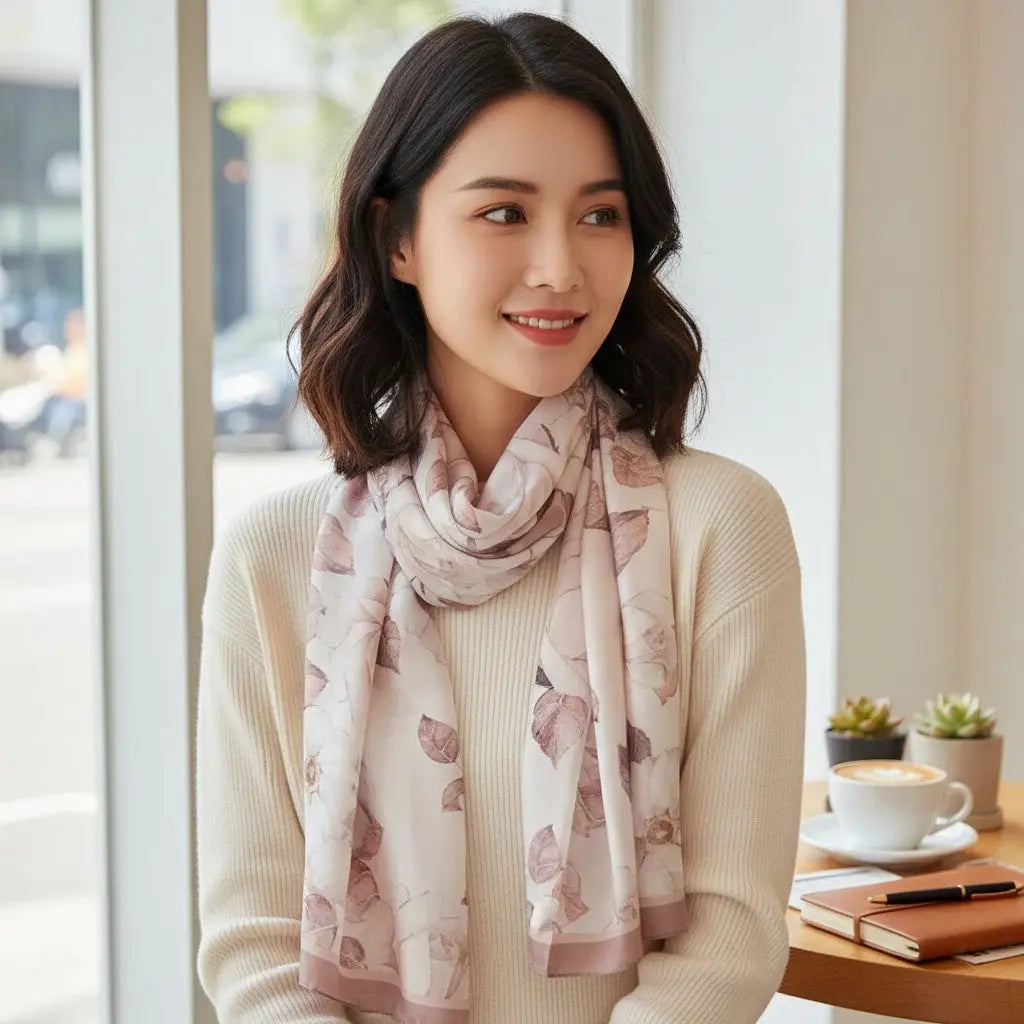 Foulard Soie - BOMI - Coeur de Foulard