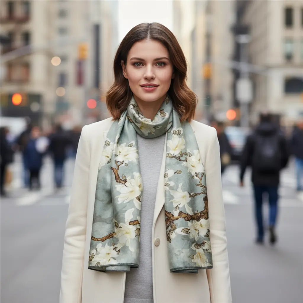 Foulard Soie - BONG - Coeur de Foulard
