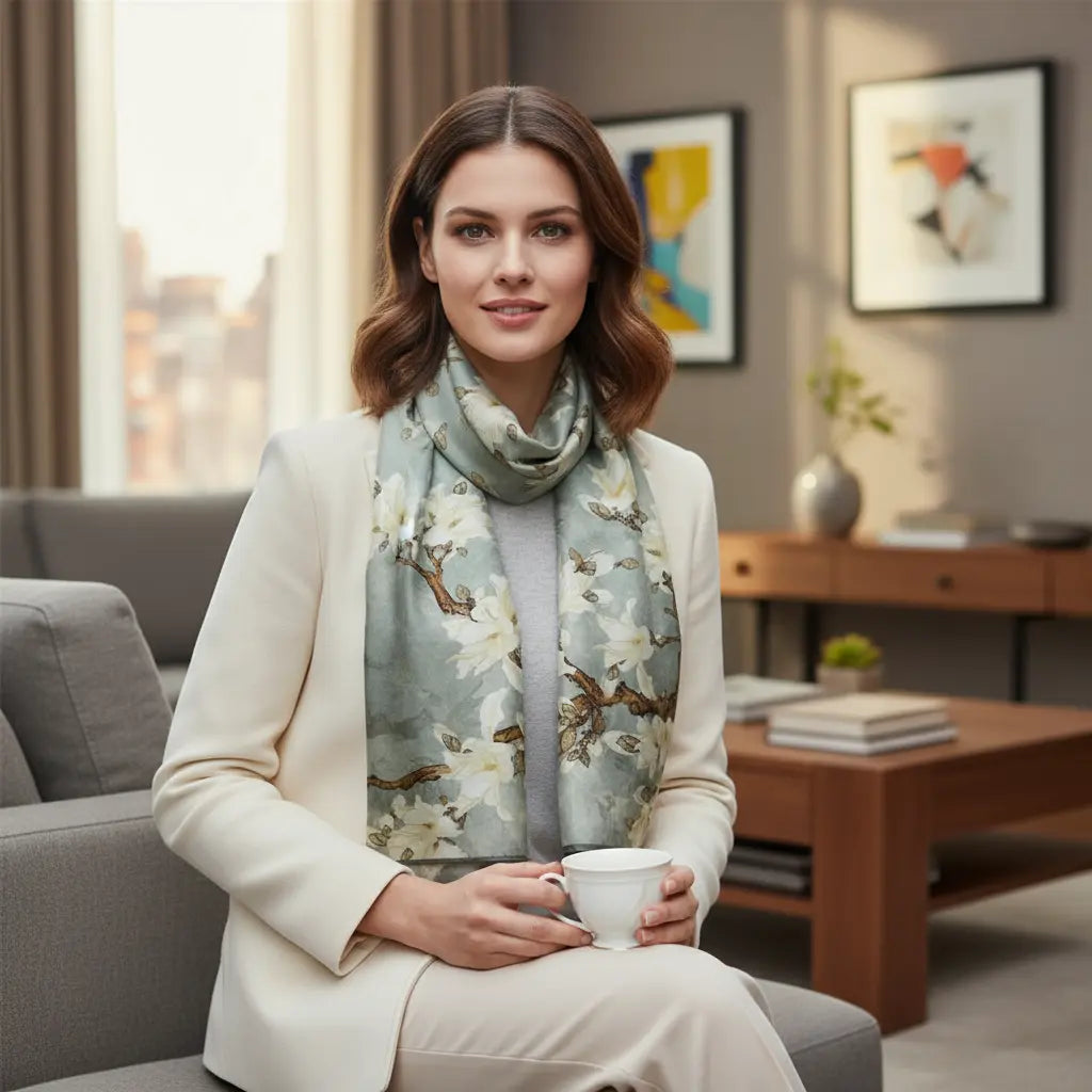 Foulard Soie - BONG - Coeur de Foulard
