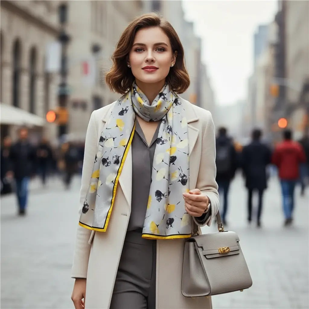 Foulard Soie - BUDI - Coeur de Foulard