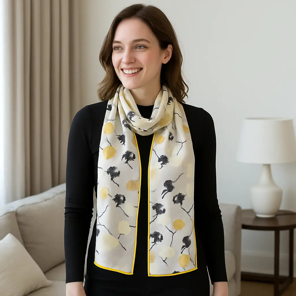Foulard Soie - BUDI - Coeur de Foulard
