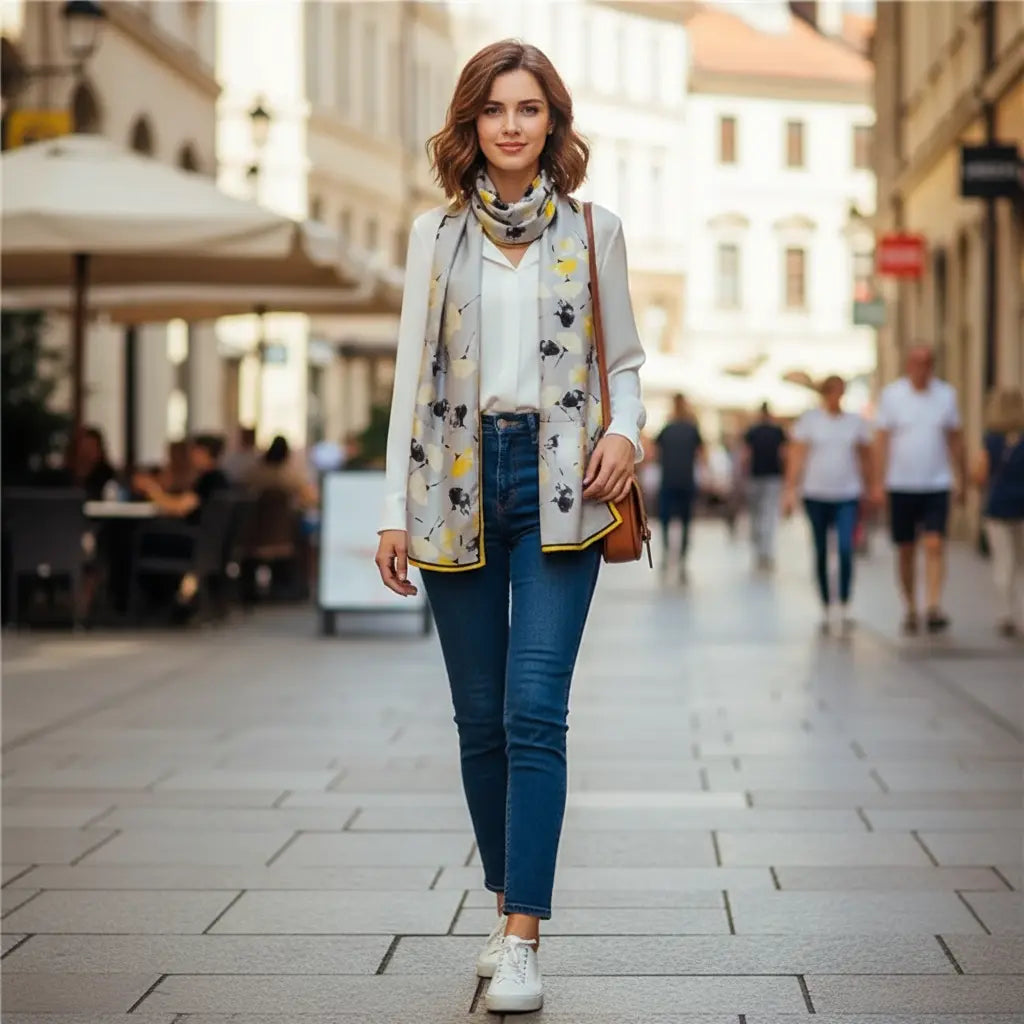 Foulard Soie - BUDI - Coeur de Foulard