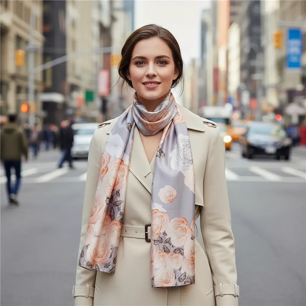 Foulard Soie - BUNNARY - Coeur de Foulard