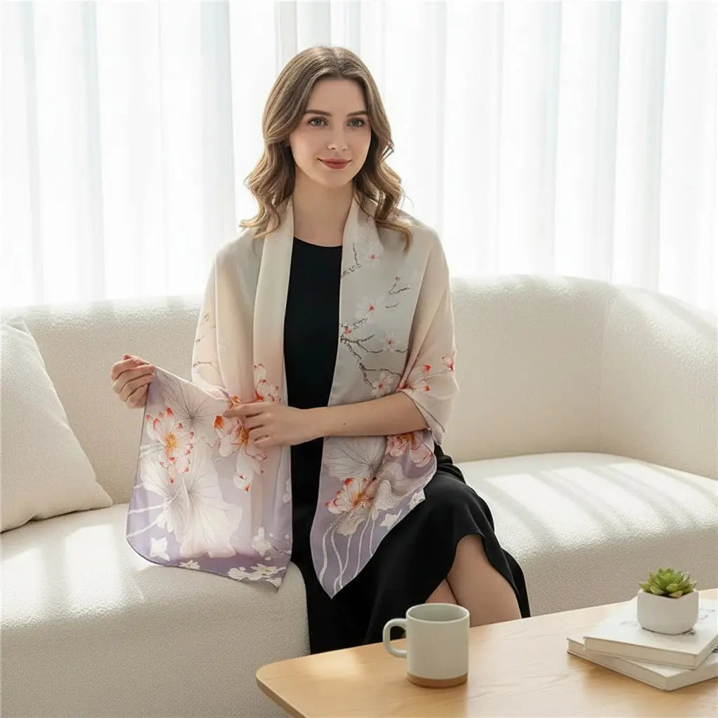Foulard Soie - CHAEWON Coeur de Foulard
