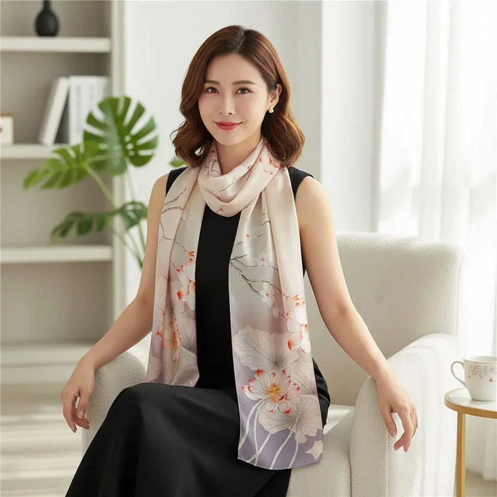 Foulard Soie - CHAEWON Coeur de Foulard