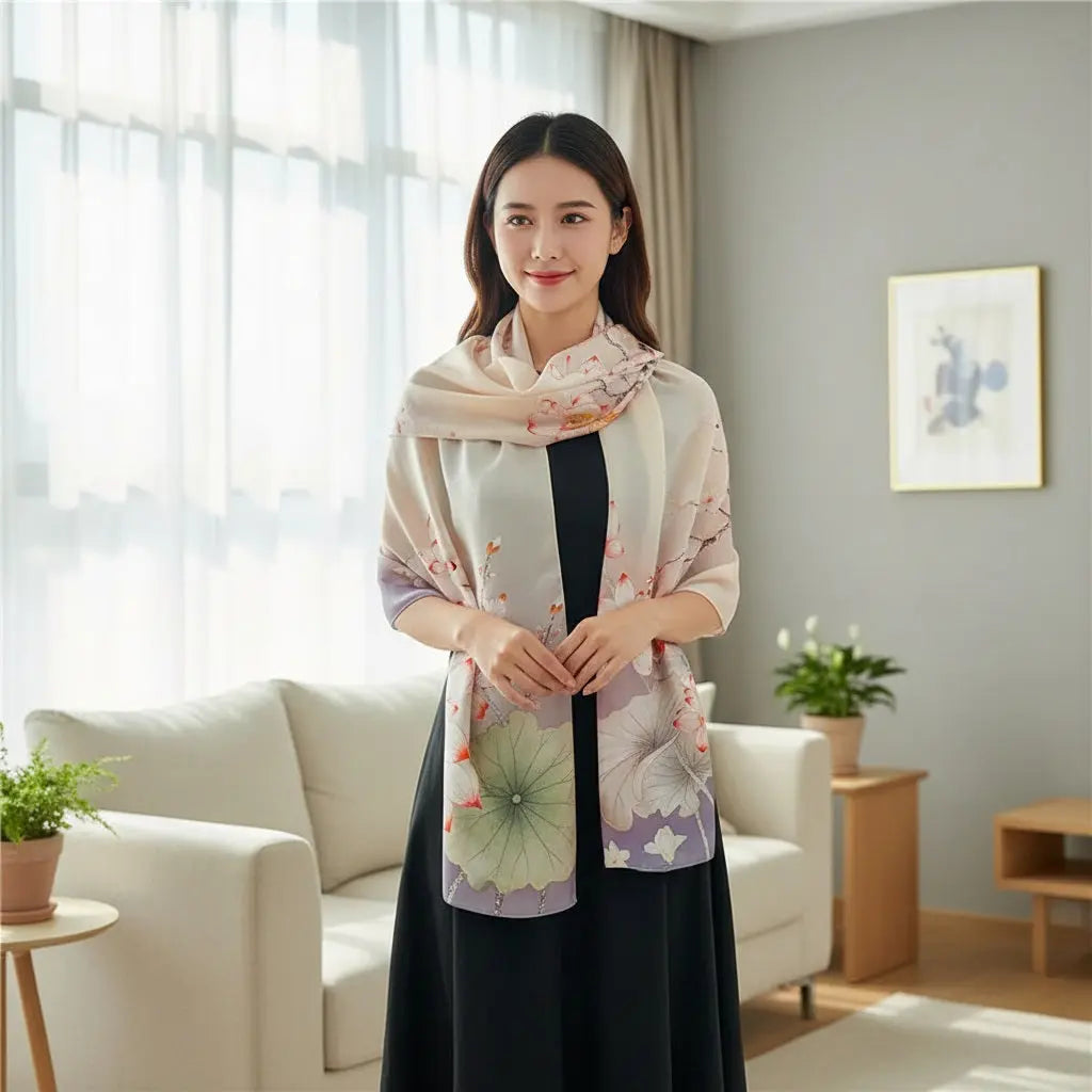 Foulard Soie - CHAEWON Coeur de Foulard