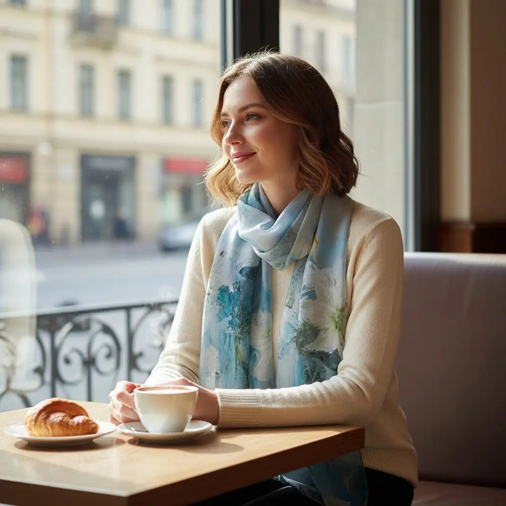 Foulard Soie - CHIKA - Coeur de Foulard