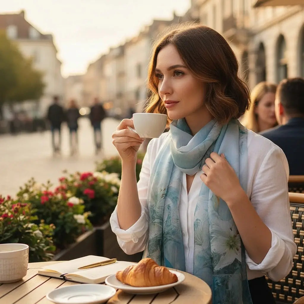 Foulard Soie - CHIKA - Coeur de Foulard