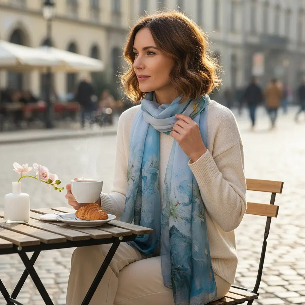 Foulard Soie - CHIKA - Coeur de Foulard