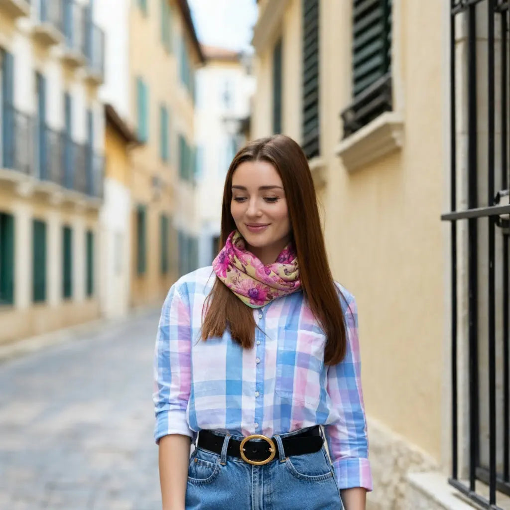 Foulard Soie - CHINATSU - Coeur de Foulard