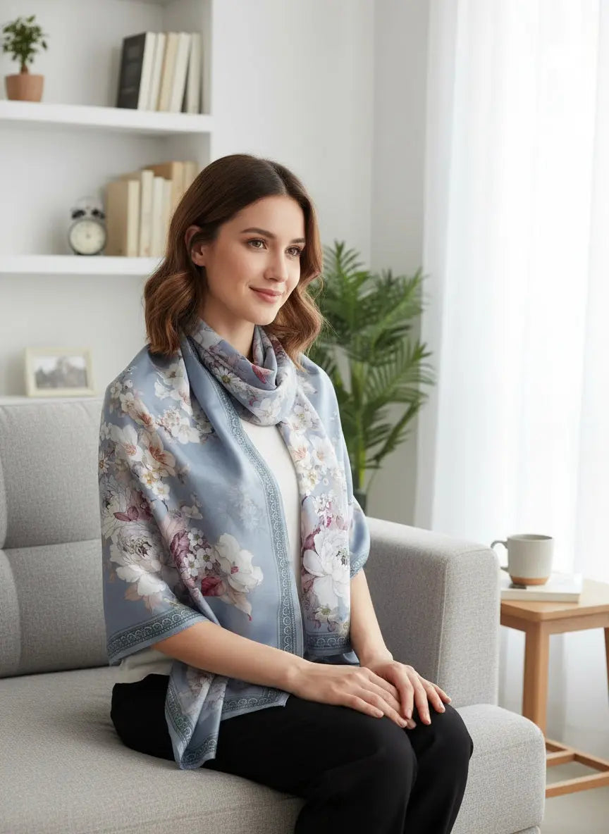Foulard Soie - DAHEE - Coeur de Foulard