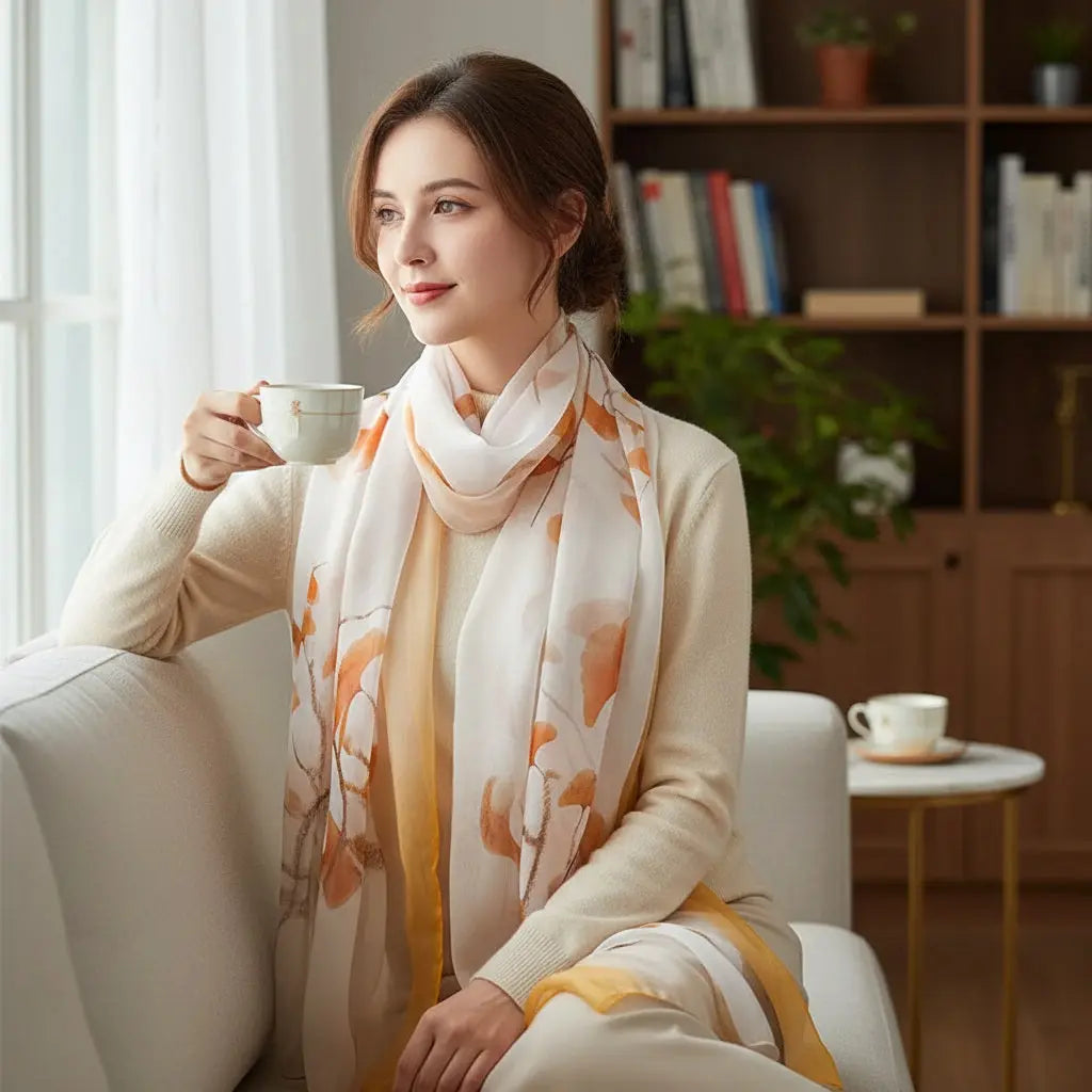 Foulard Soie - EMI - Coeur de Foulard