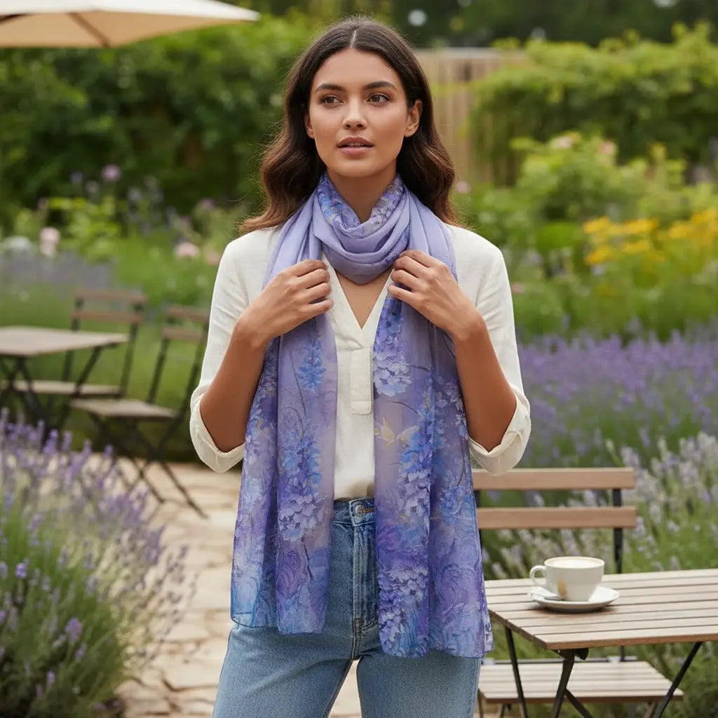 Foulard Soie - ERIKO - Coeur de Foulard