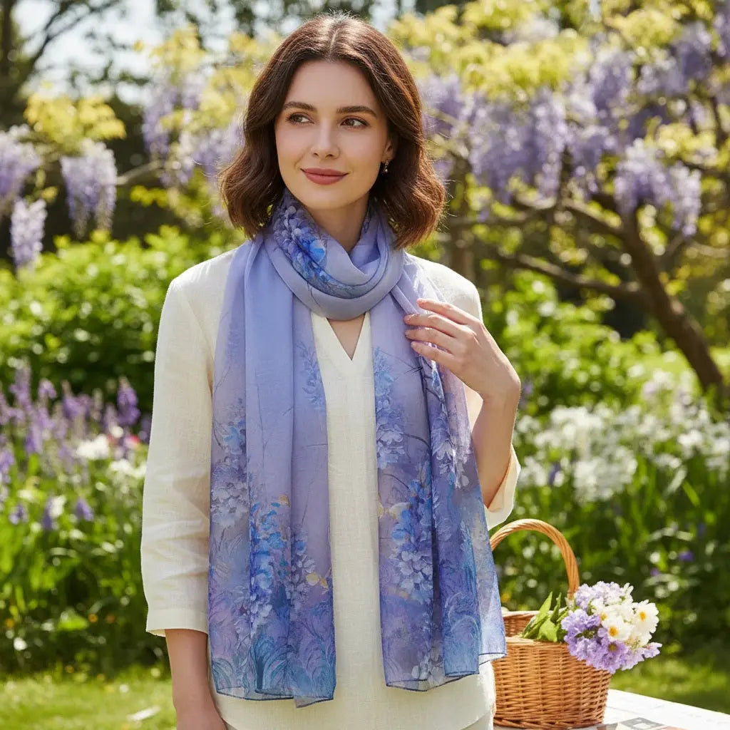 Foulard Soie - ERIKO - Coeur de Foulard