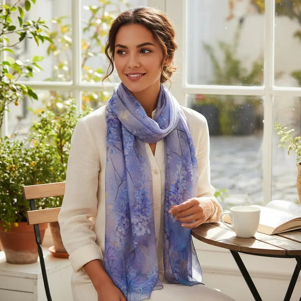 Foulard Soie - ERIKO - Coeur de Foulard