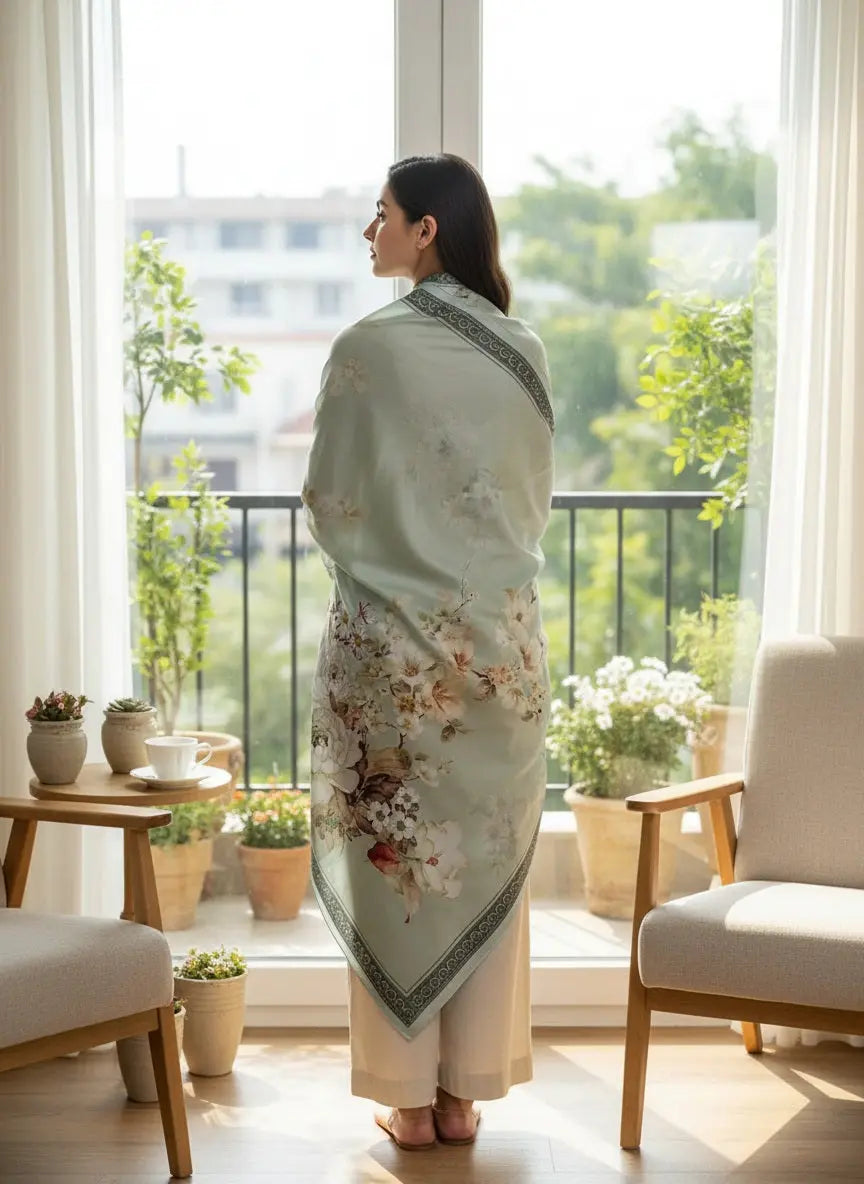 Foulard Soie - EUNJIN Coeur de Foulard