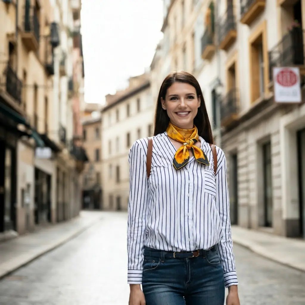 Foulard Soie Femme - CRISTINA - Coeur de Foulard