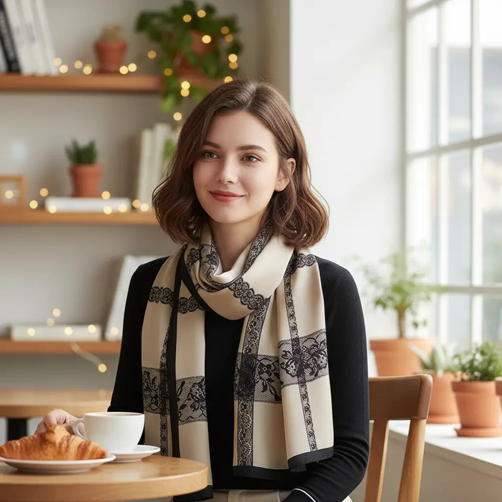 Foulard Soie Femme - ELVIRA Coeur de Foulard