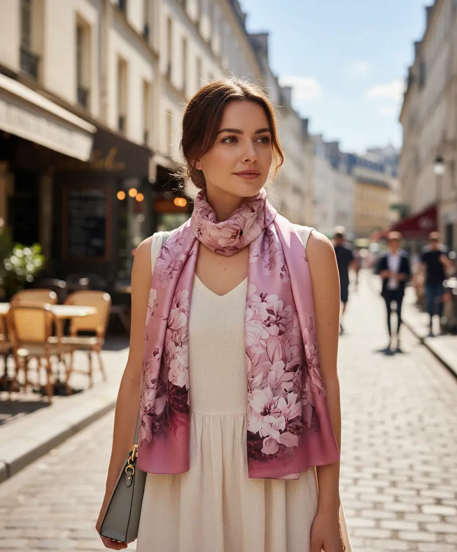 Foulard Soie Femme - ISIDORA Coeur de Foulard