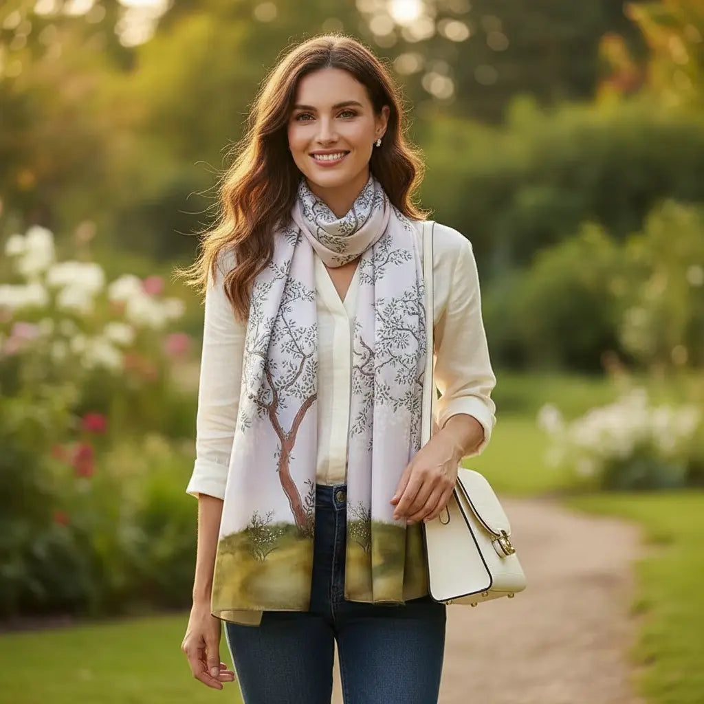 Foulard Soie Femme - MARIBEL Coeur de Foulard