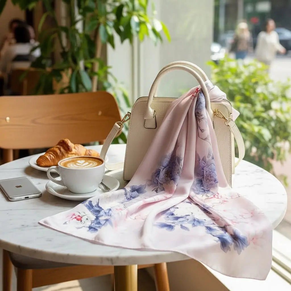 Foulard Soie Femme - MARISOL - Coeur de Foulard