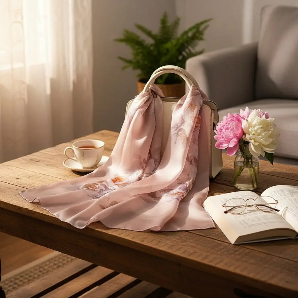 Foulard Soie Femme - MARTA - Coeur de Foulard