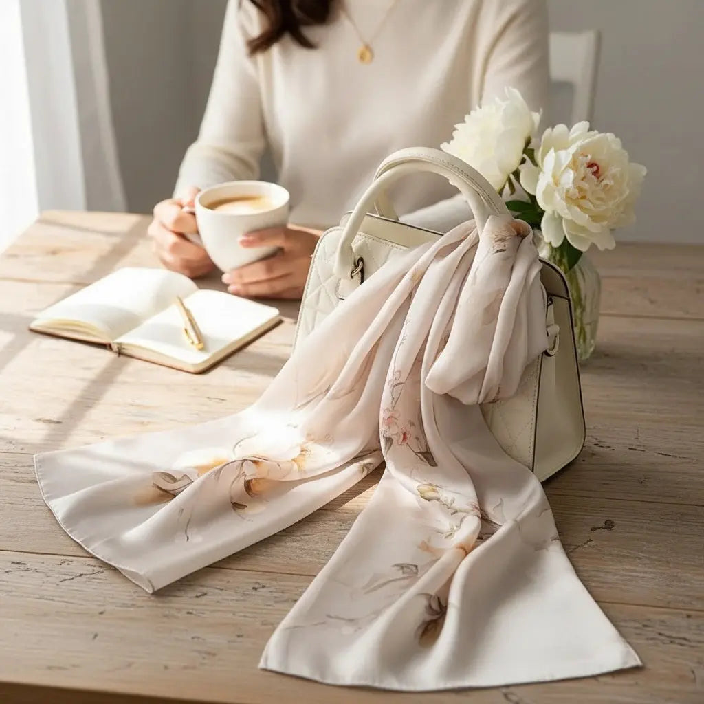 Foulard Soie Femme - MAYRA - Coeur de Foulard