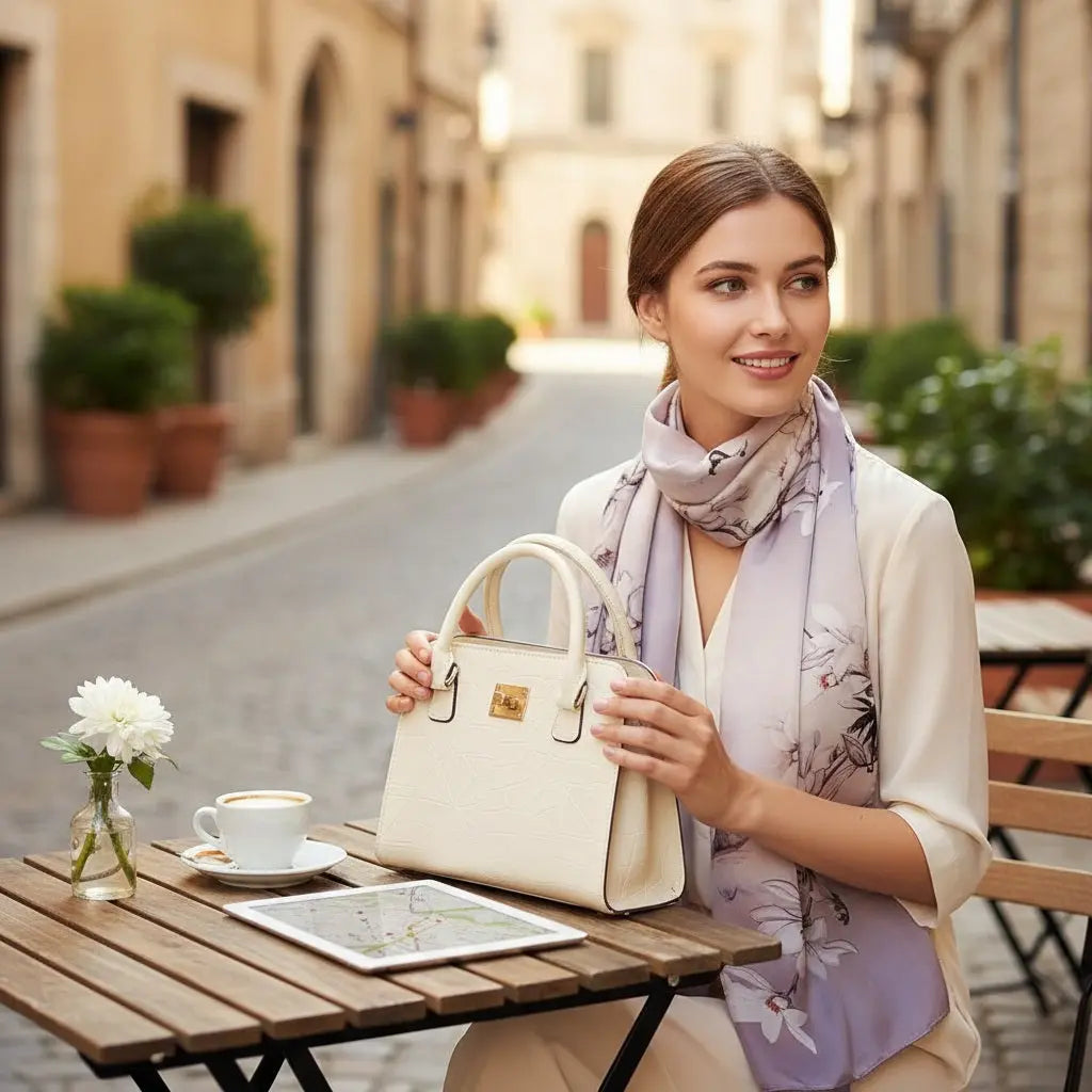 Foulard Soie Femme - MICAELA Coeur de Foulard