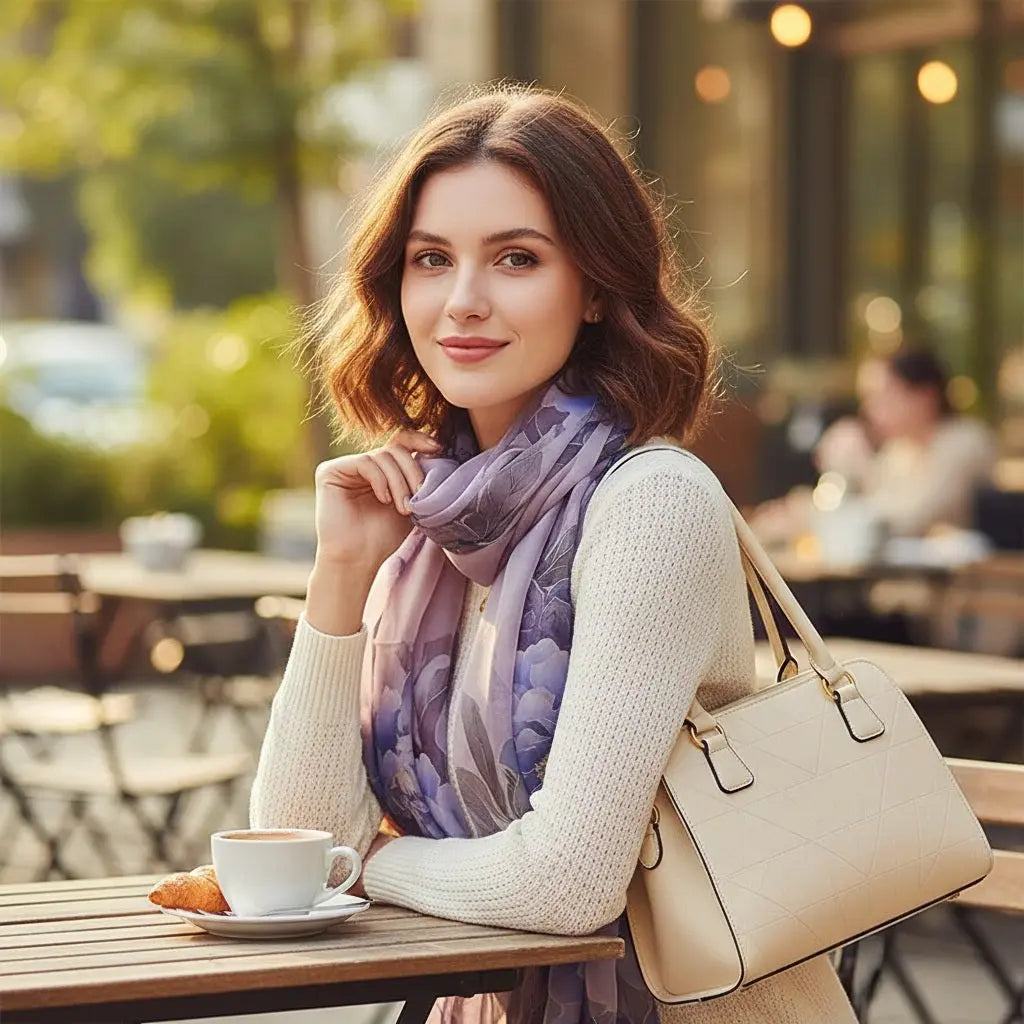 Foulard Soie - FUMIKO - Coeur de Foulard