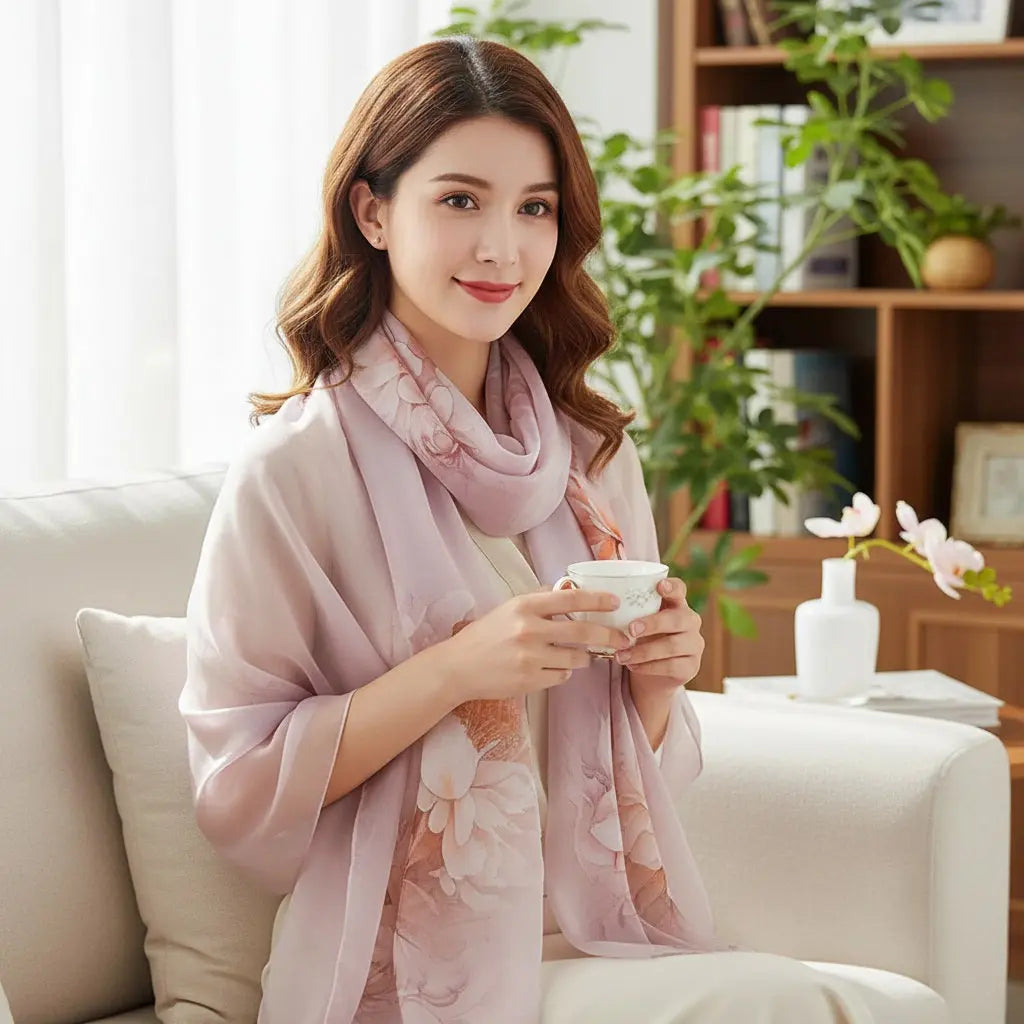 Foulard Soie - HANA - Coeur de Foulard