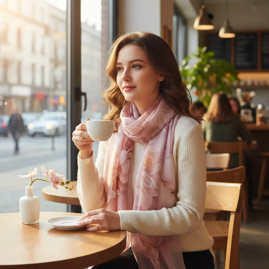 Foulard Soie - HANA - Coeur de Foulard