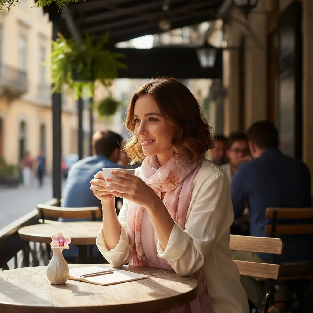 Foulard Soie - HANA - Coeur de Foulard