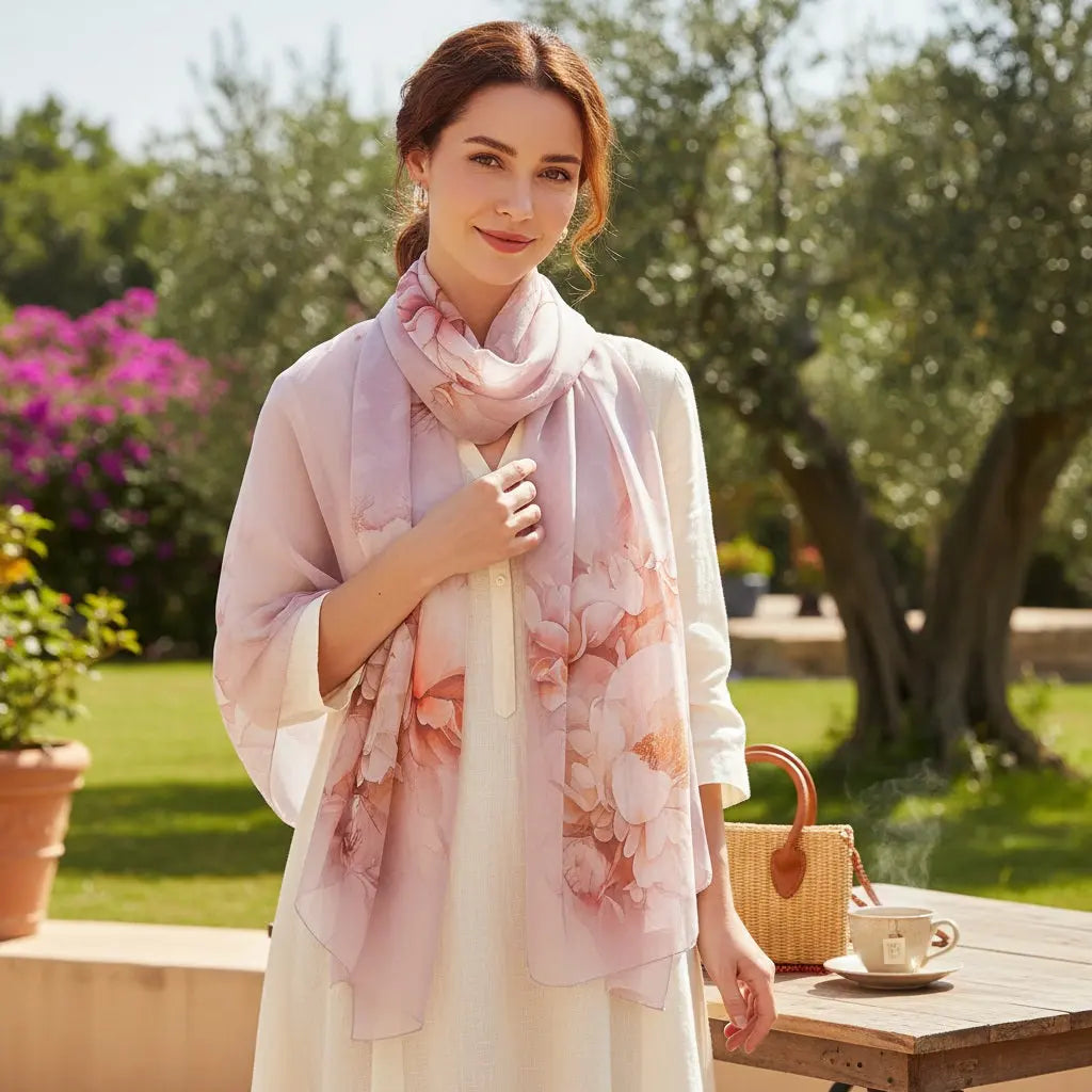 Foulard Soie - HANA - Coeur de Foulard