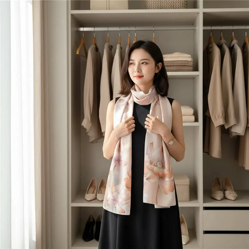 Foulard Soie - HANA - Coeur de Foulard