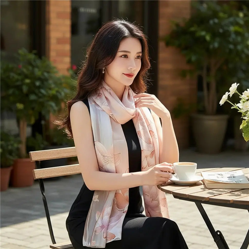 Foulard Soie - HANA - Coeur de Foulard