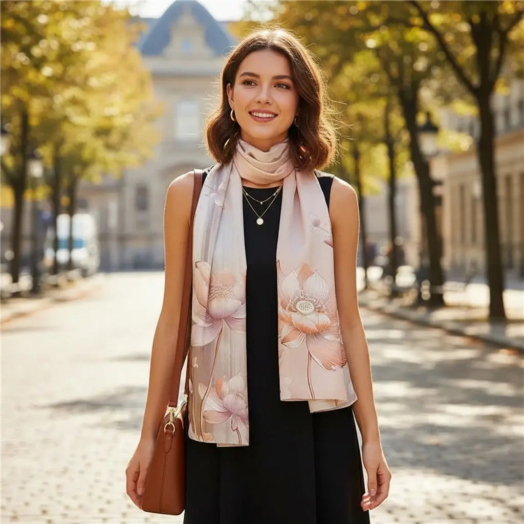 Foulard Soie - HANA - Coeur de Foulard